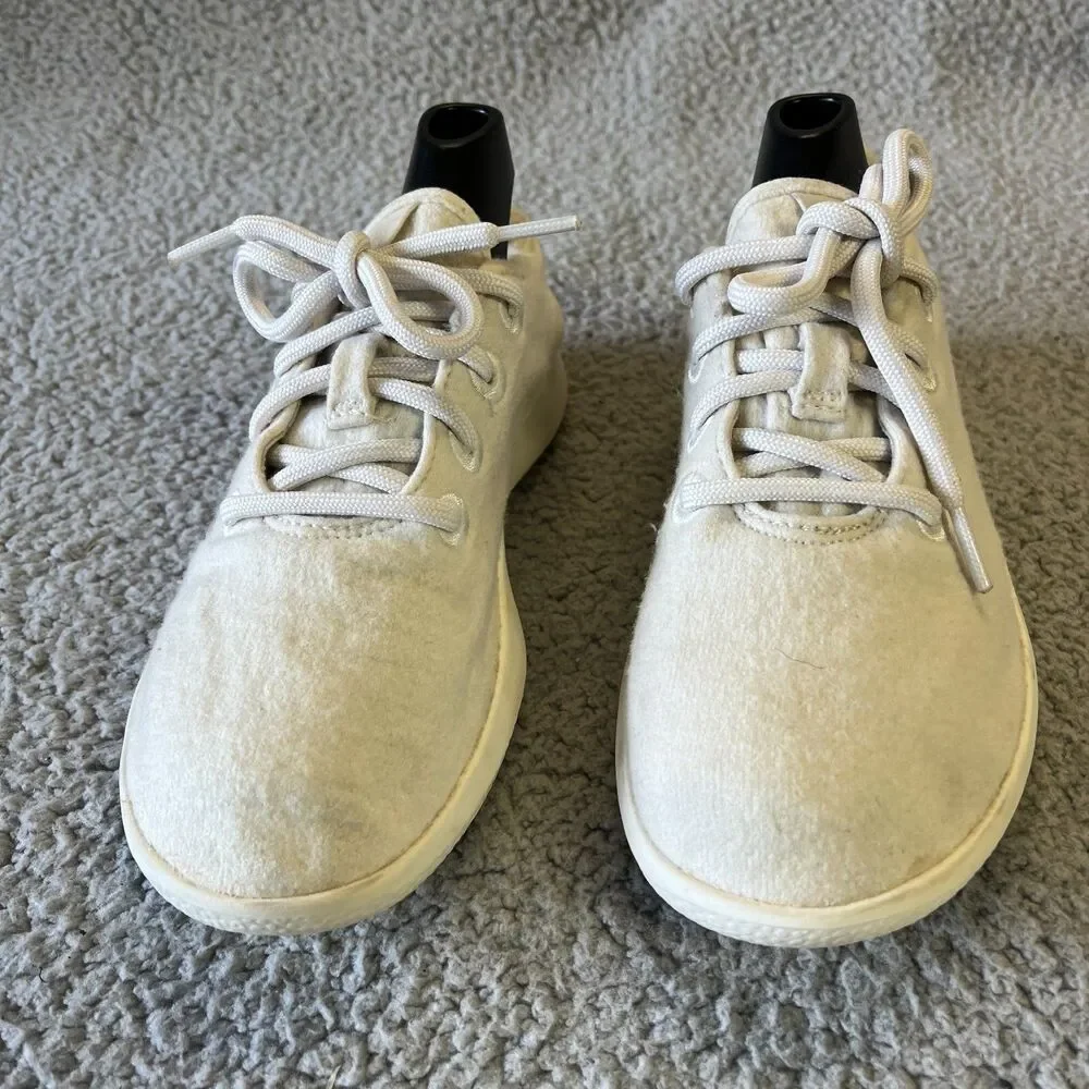 ALLBIRDS Sneakers Womens 6 White Merino Wool Runners Low Athletic 0320NV1